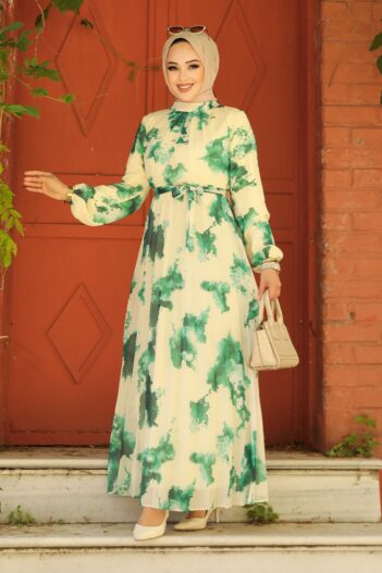 لباس بلند – لباس مجلسی زنانه نوا استایل Neva Style با کد ANT-34461