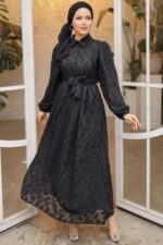 لباس بلند – لباس مجلسی زنانه نوا استایل Neva Style با کد AF-14012