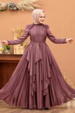 لباس بلند – لباس مجلسی زنانه نوا استایل Neva Style با کد EGS-21850