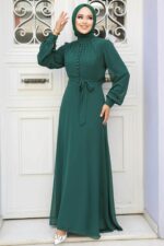 لباس بلند – لباس مجلسی زنانه نوا استایل Neva Style با کد OZD-2703