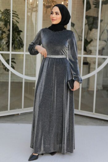 لباس بلند – لباس مجلسی زنانه نوا استایل Neva Style با کد ALK-42541