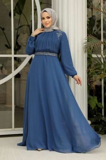 لباس بلند – لباس مجلسی زنانه نوا استایل Neva Style با کد FY-25879
