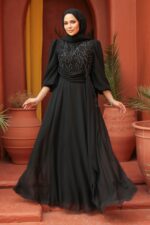 لباس بلند – لباس مجلسی زنانه نوا استایل Neva Style با کد PC-52021