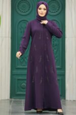 مانتو یا عبا زنانه نوا استایل Neva Style با کد MMD-10106