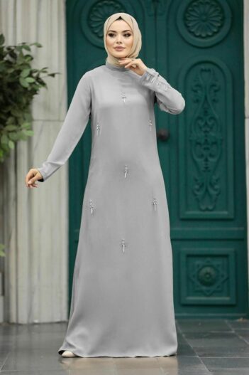 لباس بلند – لباس مجلسی زنانه نوا استایل Neva Style با کد LVD-30024