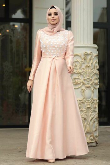 لباس بلند – لباس مجلسی زنانه نوا استایل Neva Style با کد HN-3755