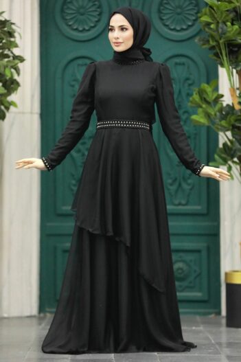 لباس بلند – لباس مجلسی زنانه نوا استایل Neva Style با کد PPL-22223