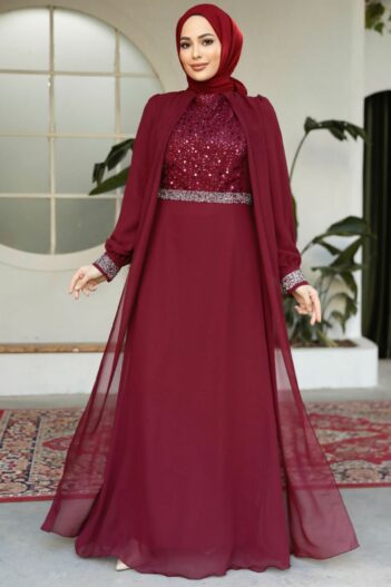 لباس بلند – لباس مجلسی زنانه نوا استایل Neva Style با کد FY-25876