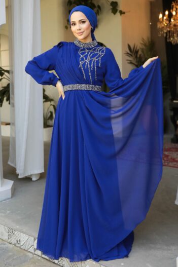 لباس بلند – لباس مجلسی زنانه نوا استایل Neva Style با کد FY-25885