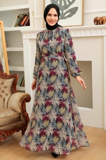 لباس بلند – لباس مجلسی زنانه نوا استایل Neva Style با کد ARM-279076