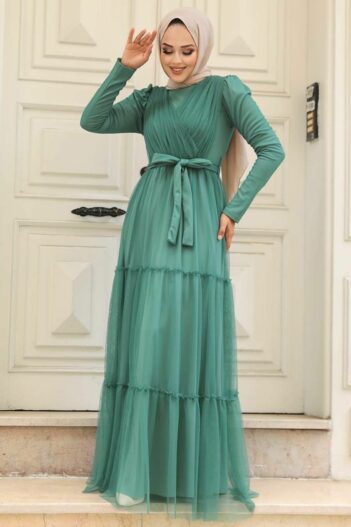 لباس بلند – لباس مجلسی زنانه نوا استایل Neva Style با کد ARM-55621