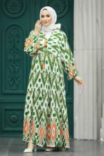 لباس بلند – لباس مجلسی زنانه نوا استایل Neva Style با کد ALA-10193