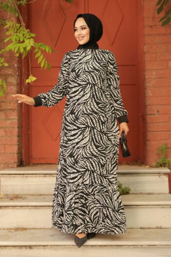 لباس بلند – لباس مجلسی زنانه نوا استایل Neva Style با کد ANT-22970