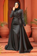 لباس بلند – لباس مجلسی زنانه نوا استایل Neva Style با کد OZD-43381