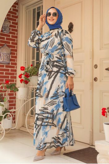 لباس بلند – لباس مجلسی زنانه نوا استایل Neva Style با کد ANT-34463