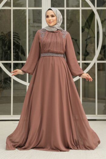 لباس بلند – لباس مجلسی زنانه نوا استایل Neva Style با کد FY-25879