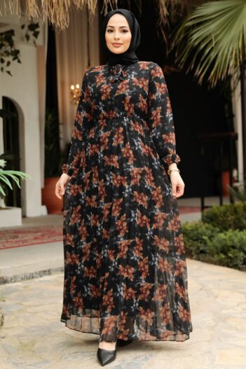 لباس بلند – لباس مجلسی زنانه نوا استایل Neva Style با کد ANT-50357