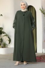 مانتو یا عبا زنانه نوا استایل Neva Style با کد GUZ-62701