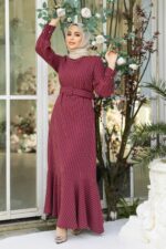 لباس بلند – لباس مجلسی زنانه نوا استایل Neva Style با کد ALK-51911