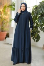 مانتو یا عبا زنانه نوا استایل Neva Style با کد HMY-45276