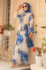 لباس بلند – لباس مجلسی زنانه نوا استایل Neva Style با کد ANT-34467