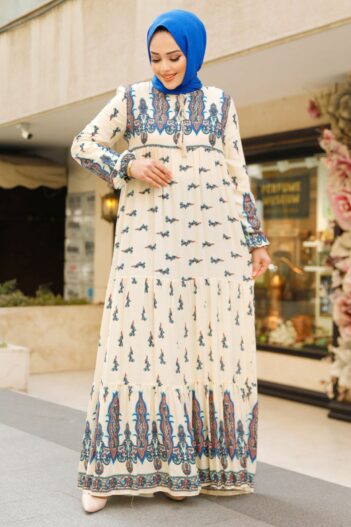 لباس بلند – لباس مجلسی زنانه نوا استایل Neva Style با کد ANT-50092