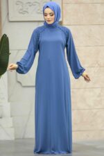 لباس بلند – لباس مجلسی زنانه نوا استایل Neva Style با کد MHN-334