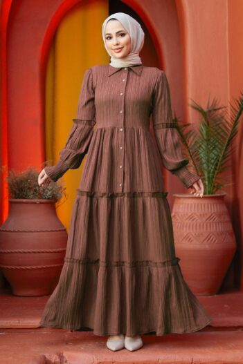 لباس بلند – لباس مجلسی زنانه نوا استایل Neva Style با کد ALK-4421