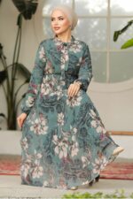 لباس بلند – لباس مجلسی زنانه نوا استایل Neva Style با کد ANT-50355