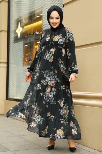 لباس بلند – لباس مجلسی زنانه نوا استایل Neva Style با کد ANT-22052