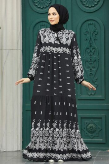 لباس بلند – لباس مجلسی زنانه نوا استایل Neva Style با کد ANT-50096