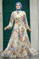لباس بلند – لباس مجلسی زنانه نوا استایل Neva Style با کد LVD-30057