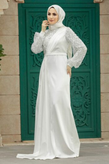 لباس بلند – لباس مجلسی زنانه نوا استایل Neva Style با کد EGS-2311