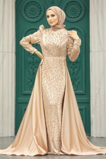 لباس بلند – لباس مجلسی زنانه نوا استایل Neva Style با کد EGS-23310