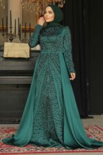 لباس بلند – لباس مجلسی زنانه نوا استایل Neva Style با کد OZD-45961