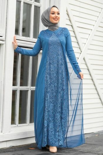 لباس بلند – لباس مجلسی زنانه نوا استایل Neva Style با کد PPL-20803