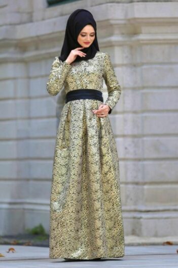لباس بلند – لباس مجلسی زنانه نوا استایل Neva Style با کد MGR-82452