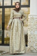 لباس بلند – لباس مجلسی زنانه نوا استایل Neva Style با کد MGR-82452