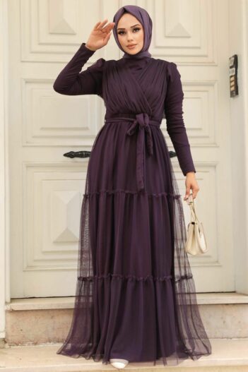 لباس بلند – لباس مجلسی زنانه نوا استایل Neva Style با کد ARM-55621