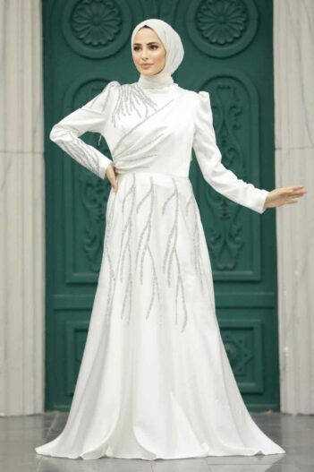 لباس بلند – لباس مجلسی زنانه نوا استایل Neva Style با کد OZD-3984