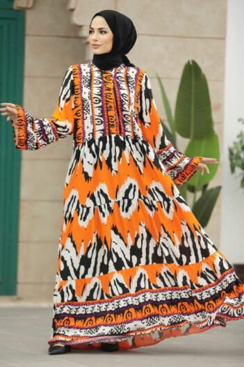 لباس بلند – لباس مجلسی زنانه نوا استایل Neva Style با کد MSY-5037