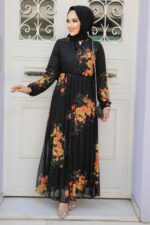 لباس بلند – لباس مجلسی زنانه نوا استایل Neva Style با کد ANT-503501