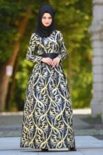 لباس بلند – لباس مجلسی زنانه نوا استایل Neva Style با کد MGR-2441