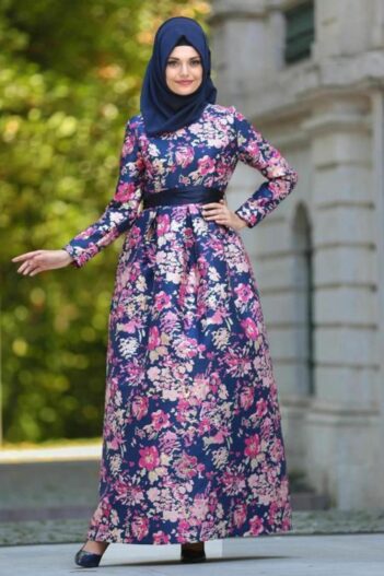 لباس بلند – لباس مجلسی زنانه نوا استایل Neva Style با کد MGR-24413