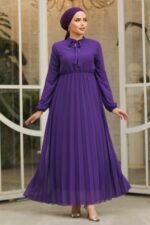 لباس بلند – لباس مجلسی زنانه نوا استایل Neva Style با کد ANT-50351