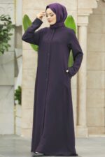 مانتو یا عبا زنانه نوا استایل Neva Style با کد GUZ-62535