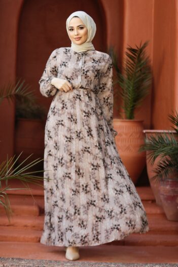 لباس بلند – لباس مجلسی زنانه نوا استایل Neva Style با کد ANT-50357