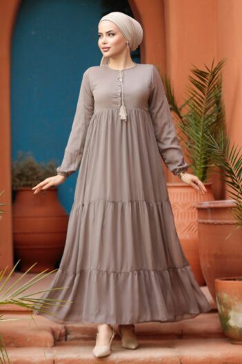 لباس بلند – لباس مجلسی زنانه نوا استایل Neva Style با کد ANT-22051