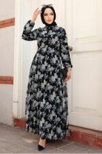 لباس بلند – لباس مجلسی زنانه نوا استایل Neva Style با کد ANT-50358