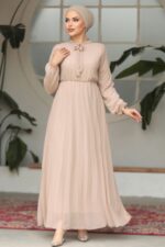 لباس بلند – لباس مجلسی زنانه نوا استایل Neva Style با کد ANT-50351